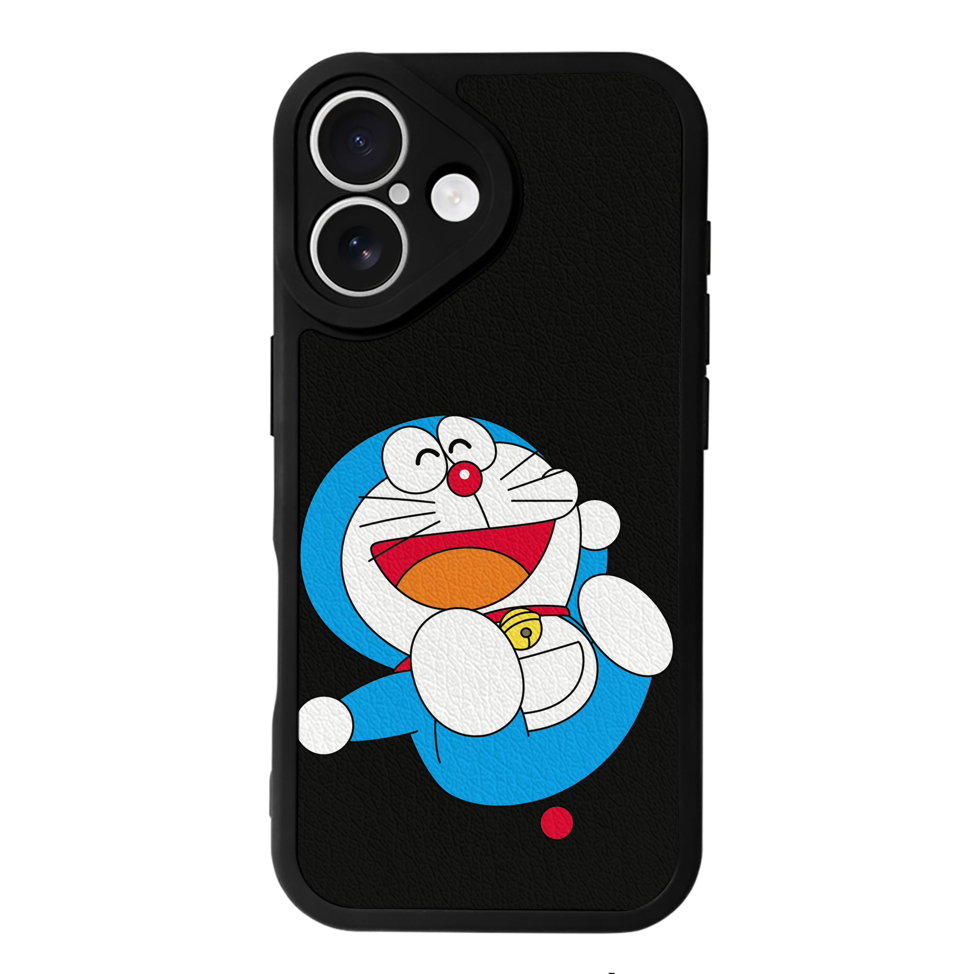 （画像用） ドラえもん Doraemon 【iPhone 16シリーズ対応】シリコンスマホケース（レザー調） 材質：シリコン